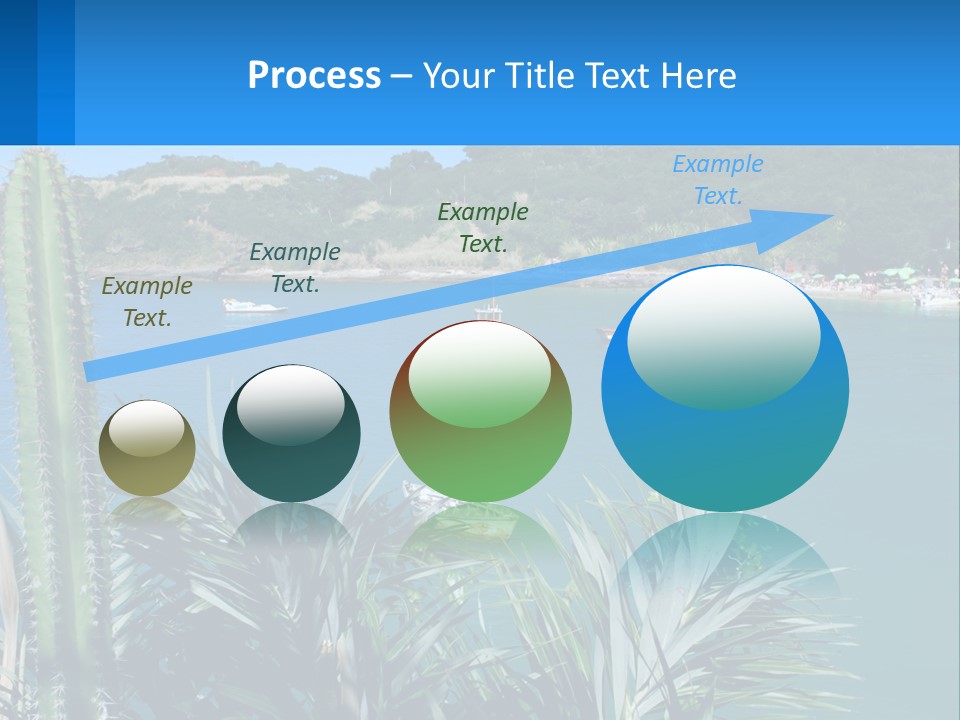 A Large Body Of Water With Boats In It PowerPoint Template