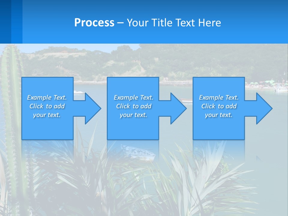 A Large Body Of Water With Boats In It PowerPoint Template