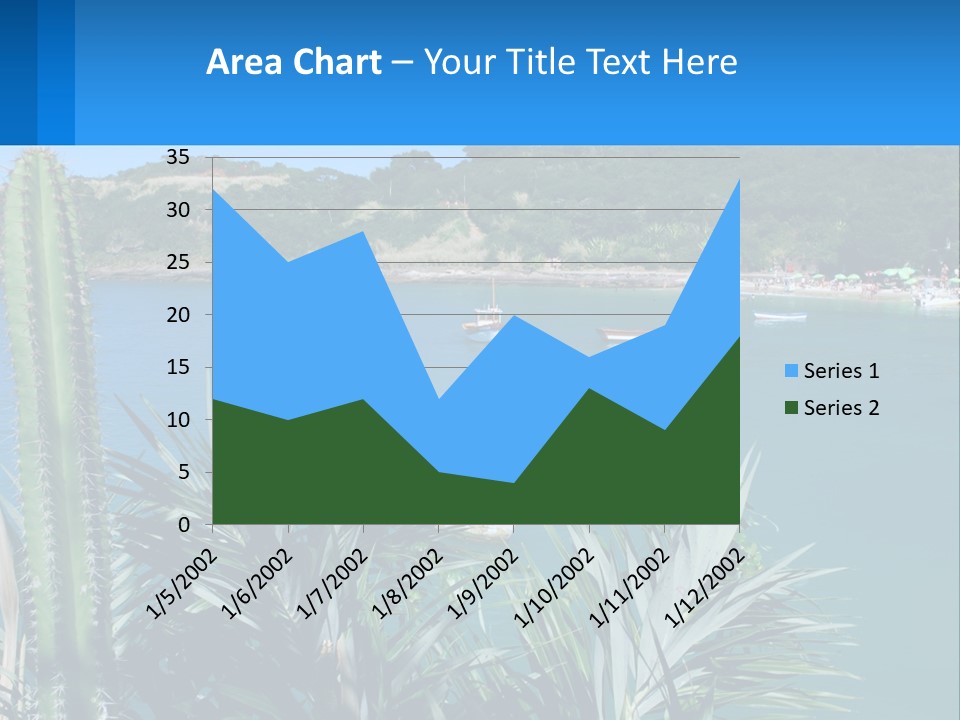A Large Body Of Water With Boats In It PowerPoint Template