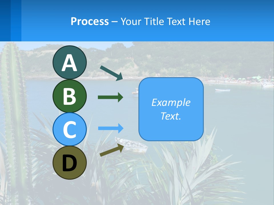 A Large Body Of Water With Boats In It PowerPoint Template