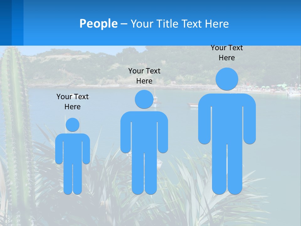 A Large Body Of Water With Boats In It PowerPoint Template