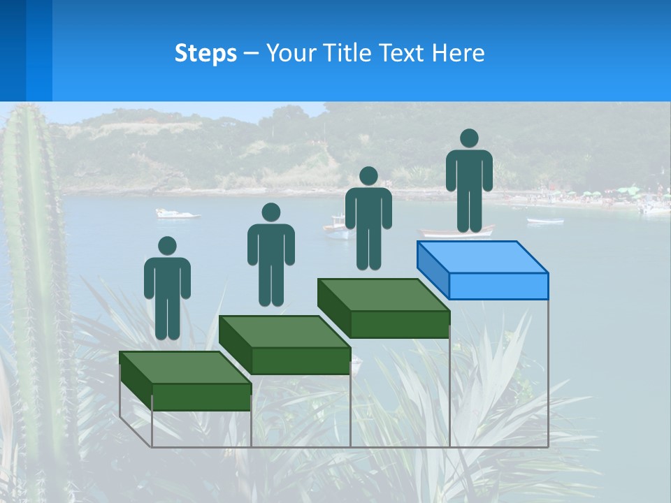 A Large Body Of Water With Boats In It PowerPoint Template