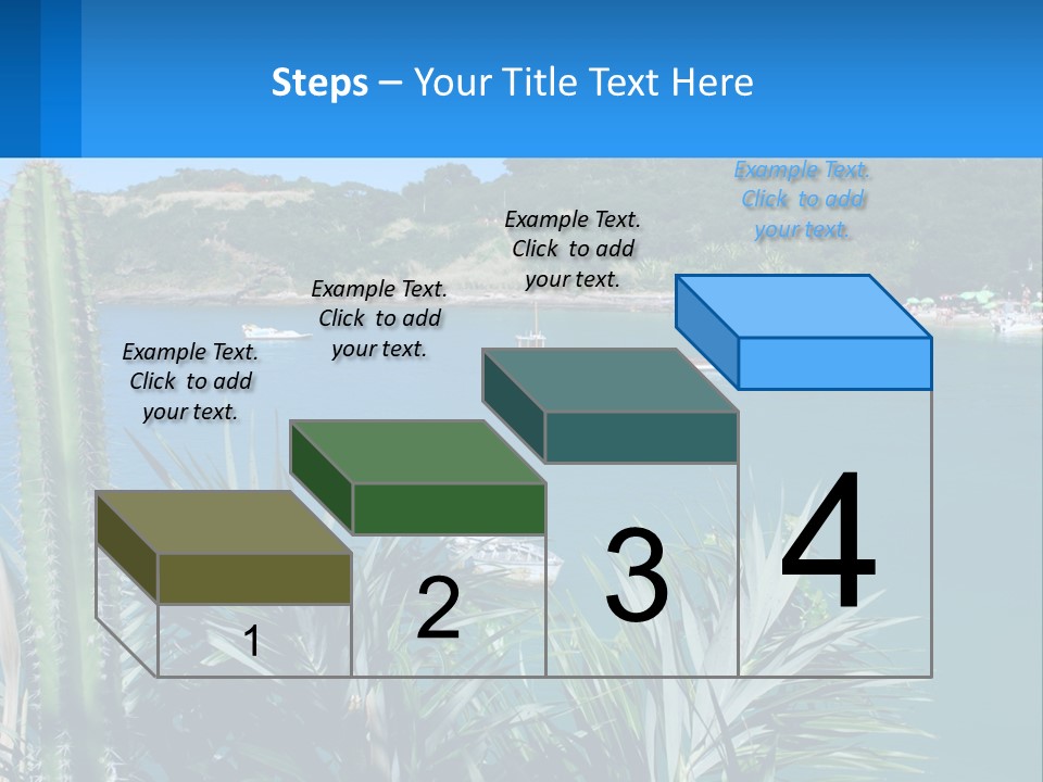 A Large Body Of Water With Boats In It PowerPoint Template