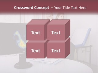 A Man And Woman Sitting In Front Of A Computer Screen PowerPoint Template