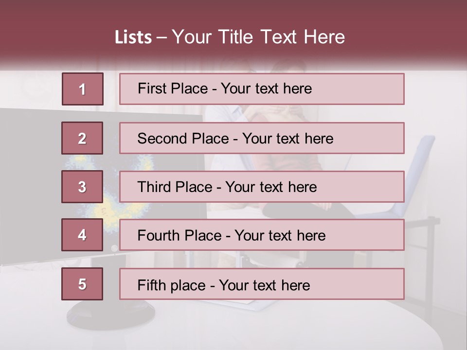 A Man And Woman Sitting In Front Of A Computer Screen PowerPoint Template
