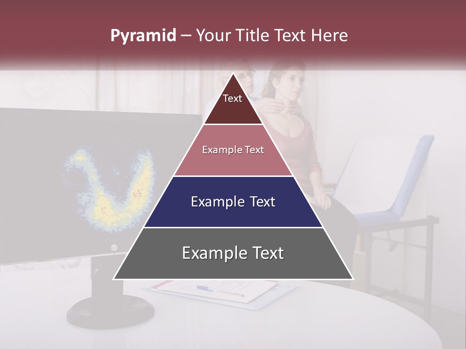 A Man And Woman Sitting In Front Of A Computer Screen PowerPoint Template