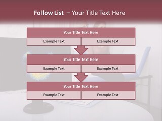 A Man And Woman Sitting In Front Of A Computer Screen PowerPoint Template