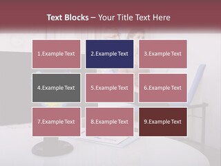 A Man And Woman Sitting In Front Of A Computer Screen PowerPoint Template