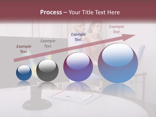 A Man And Woman Sitting In Front Of A Computer Screen PowerPoint Template