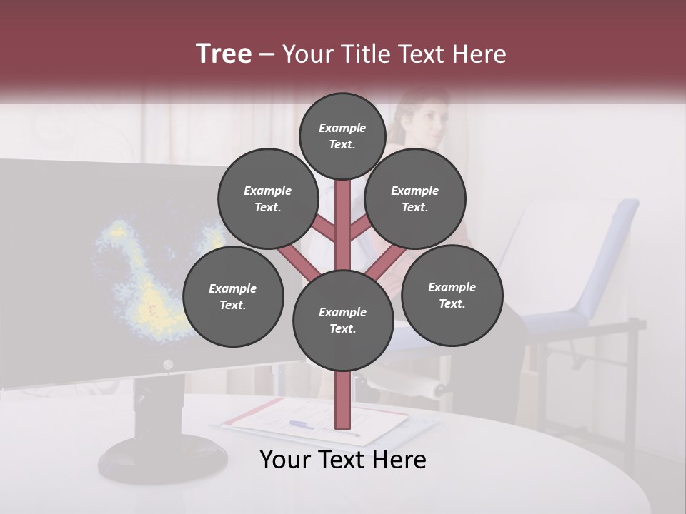 A Man And Woman Sitting In Front Of A Computer Screen PowerPoint Template