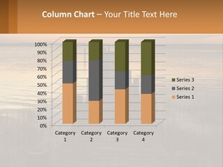 A Wooden Dock In The Middle Of A Body Of Water PowerPoint Template