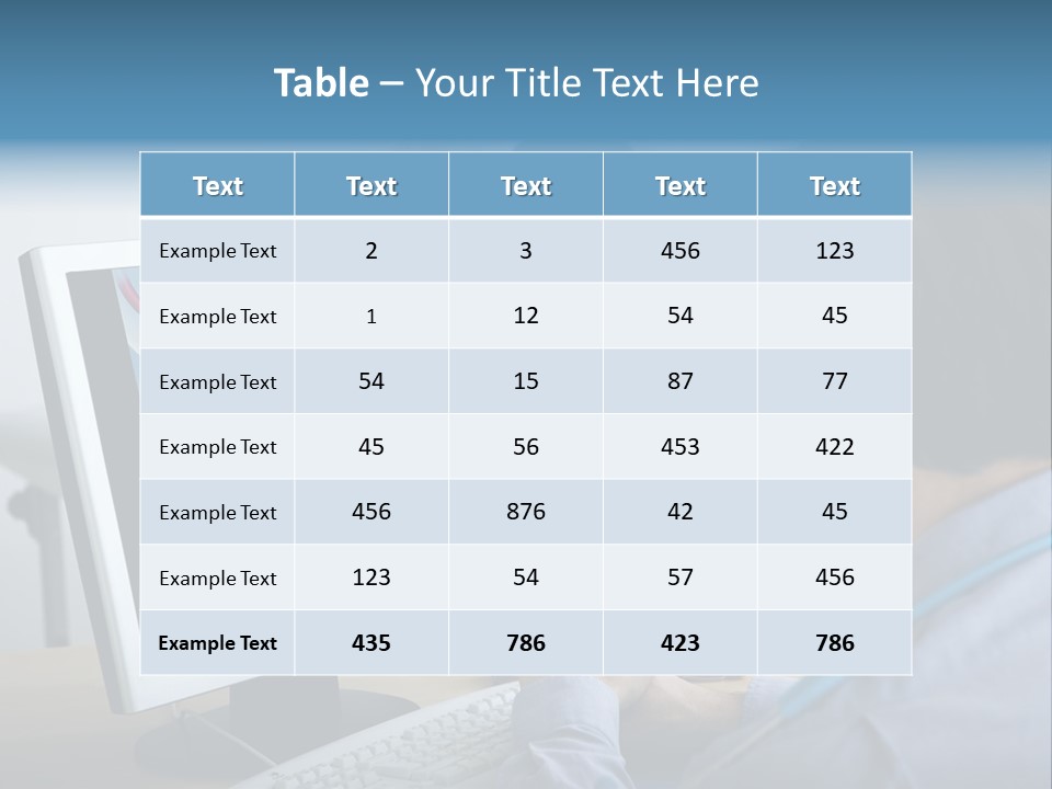 A Man And Woman Looking At A Computer Screen PowerPoint Template