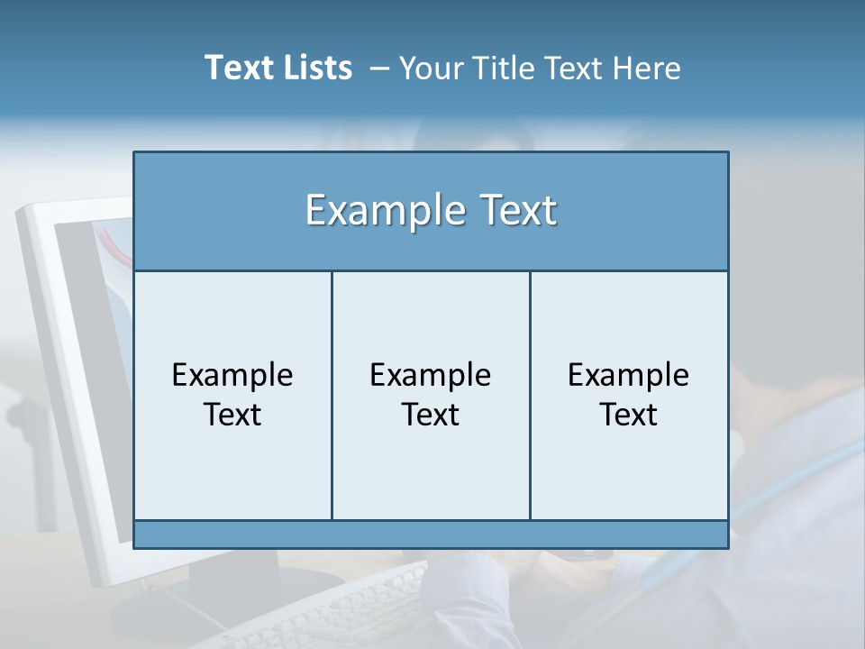 A Man And Woman Looking At A Computer Screen PowerPoint Template