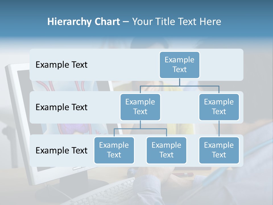 A Man And Woman Looking At A Computer Screen PowerPoint Template