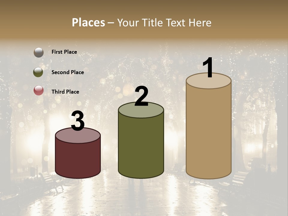 A Couple Of People Standing In The Rain PowerPoint Template