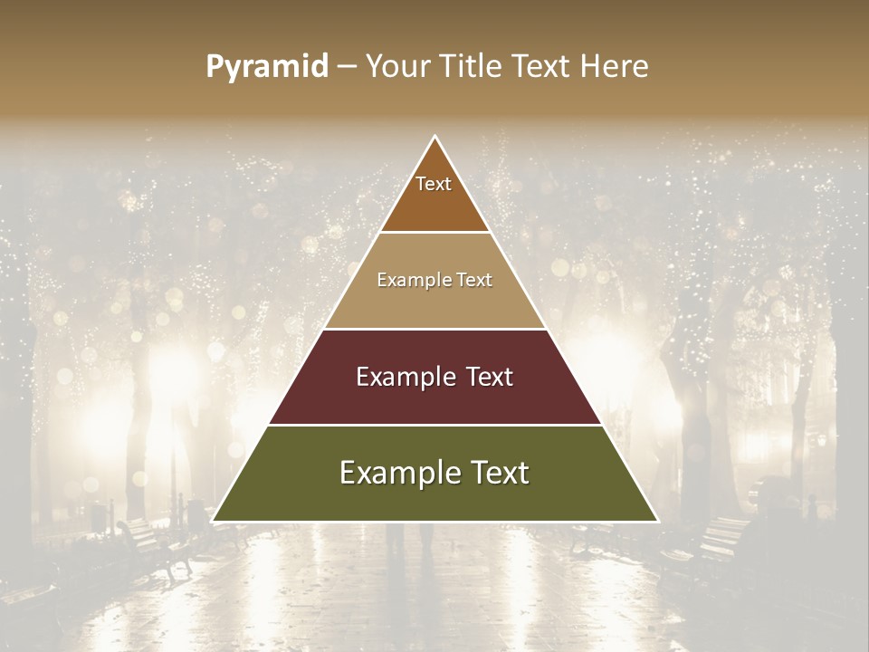 A Couple Of People Standing In The Rain PowerPoint Template