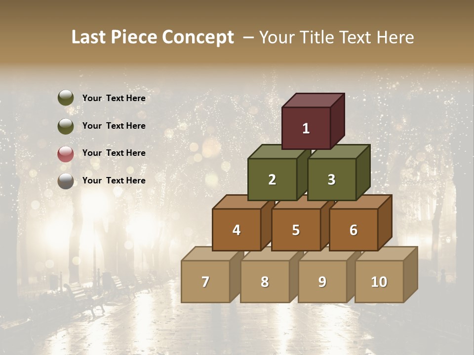 A Couple Of People Standing In The Rain PowerPoint Template