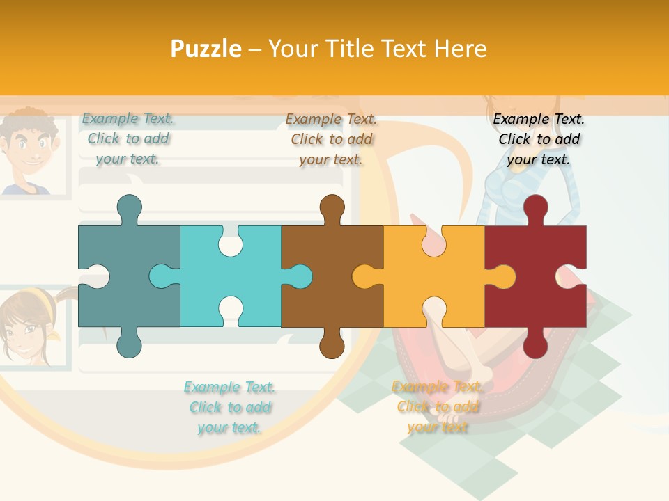 A Woman Sitting On A Chair Next To A Computer Screen PowerPoint Template