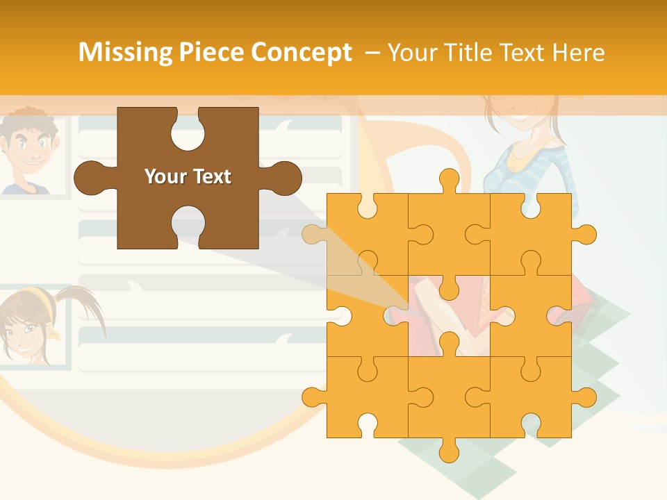 A Woman Sitting On A Chair Next To A Computer Screen PowerPoint Template