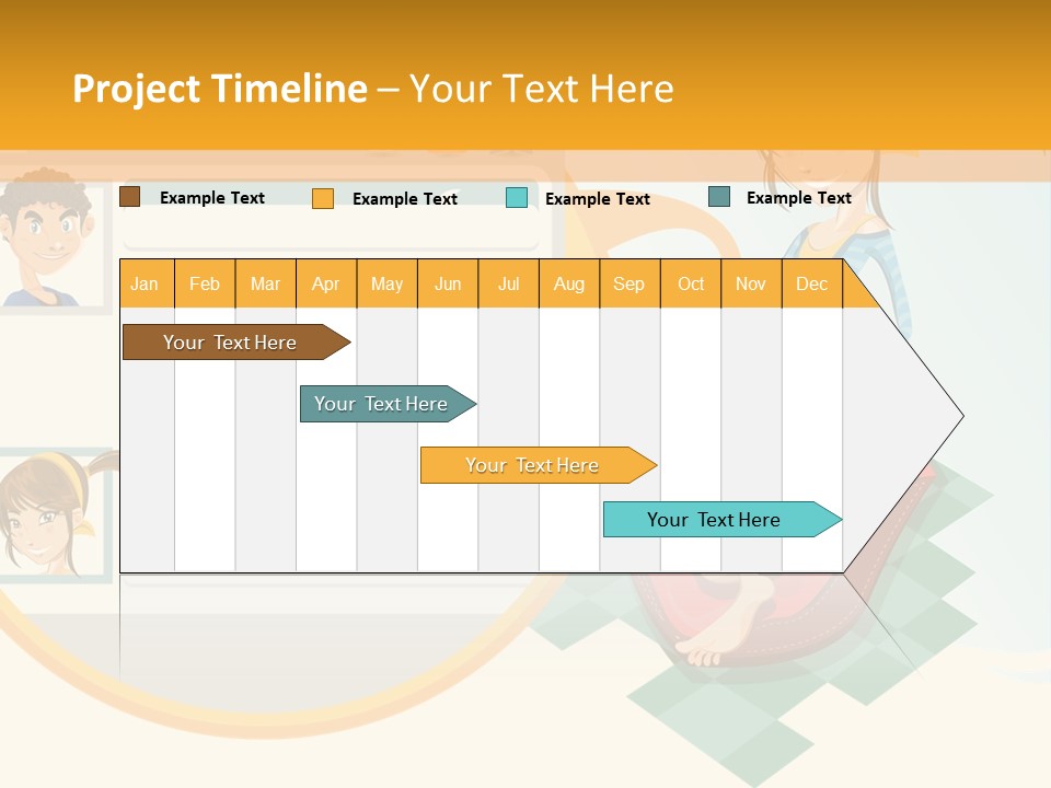 A Woman Sitting On A Chair Next To A Computer Screen PowerPoint Template