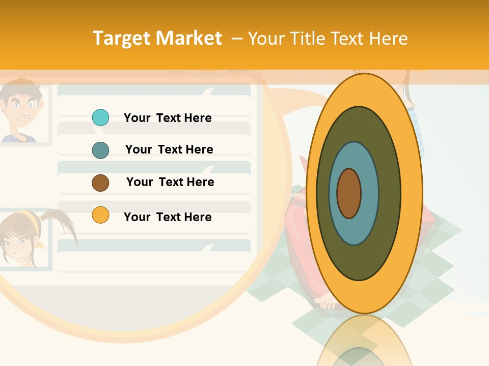 A Woman Sitting On A Chair Next To A Computer Screen PowerPoint Template