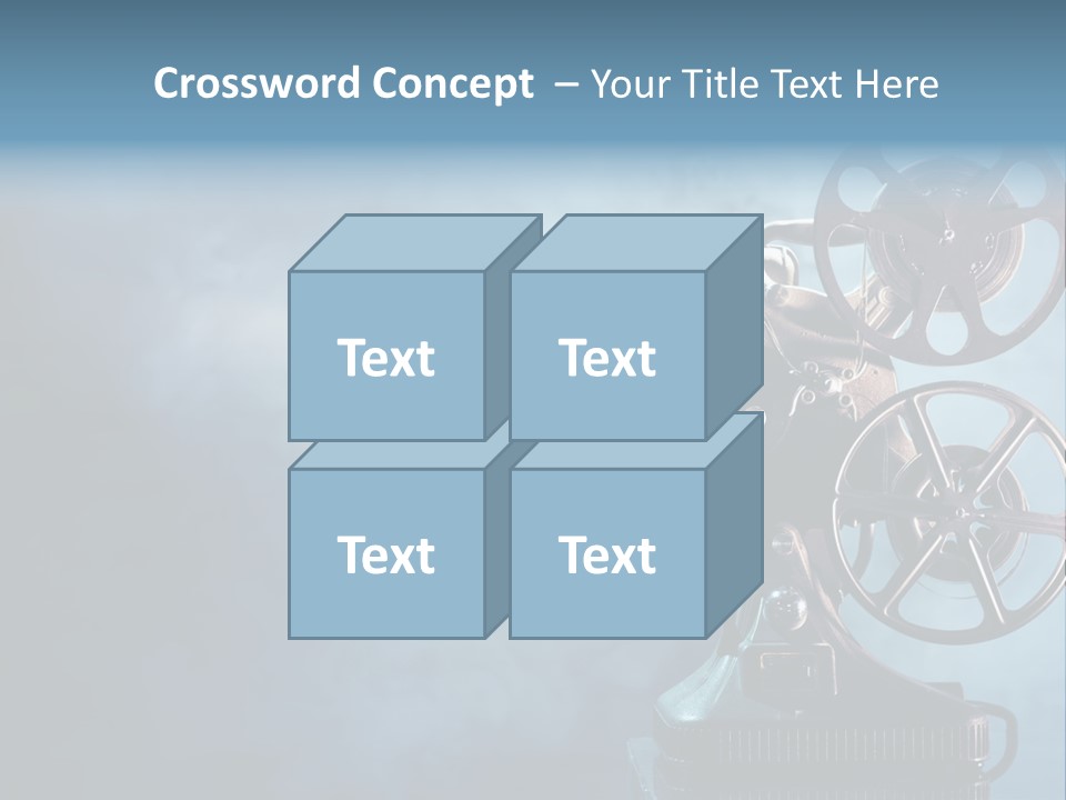 A Movie Projector Powerpoint Presentation Template PowerPoint Template