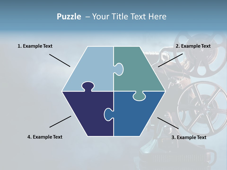 A Movie Projector Powerpoint Presentation Template PowerPoint Template