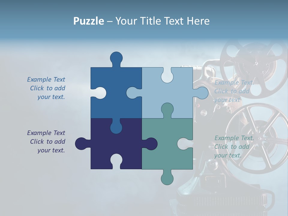 A Movie Projector Powerpoint Presentation Template PowerPoint Template