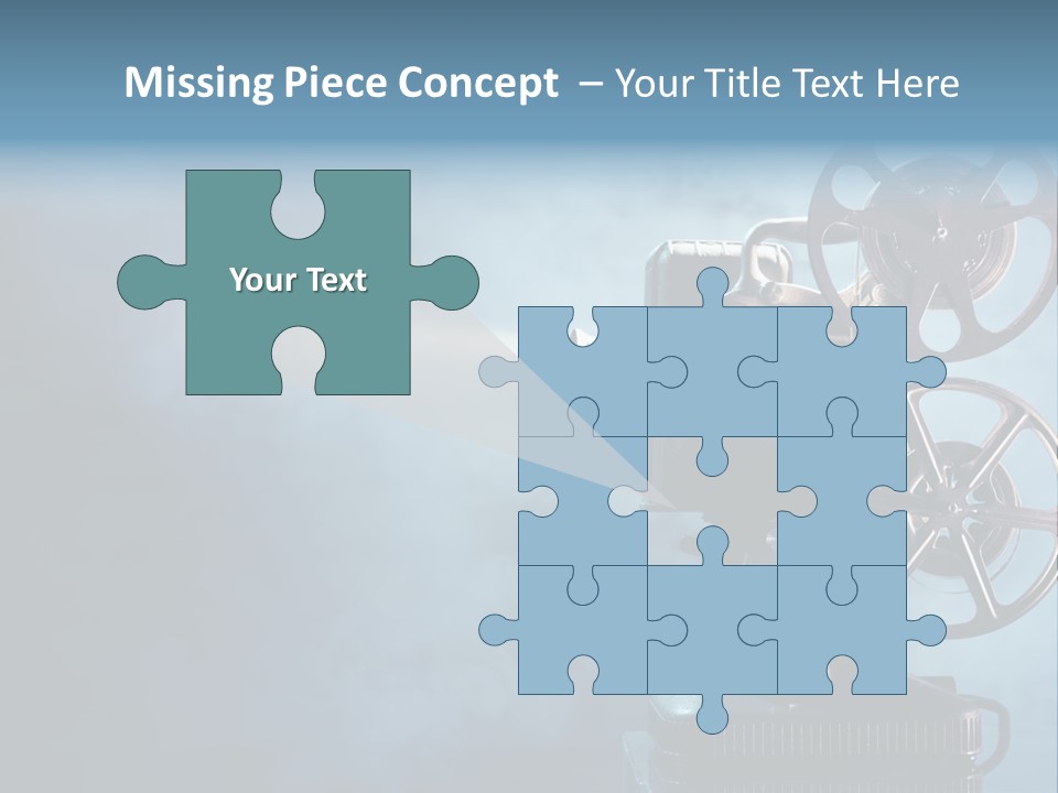 A Movie Projector Powerpoint Presentation Template PowerPoint Template