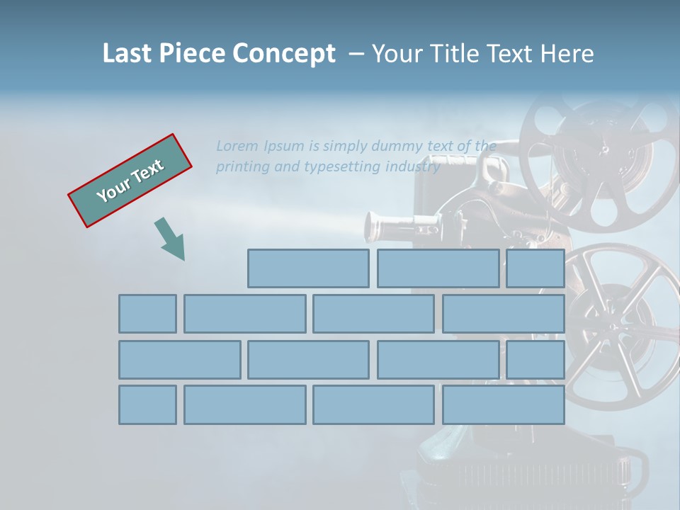 A Movie Projector Powerpoint Presentation Template PowerPoint Template