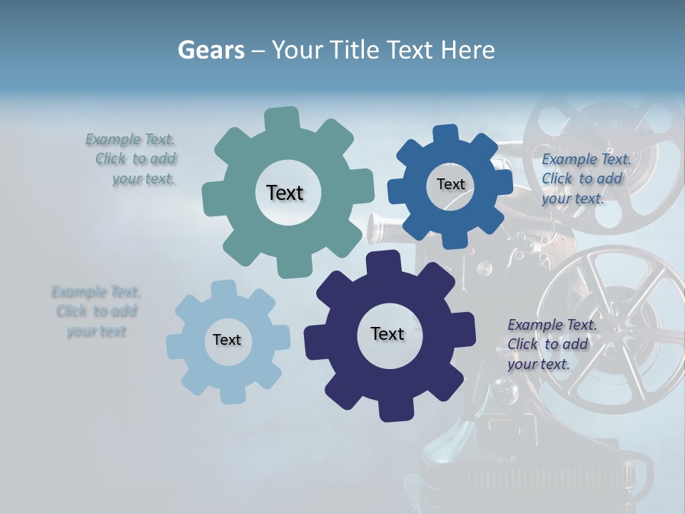 A Movie Projector Powerpoint Presentation Template PowerPoint Template