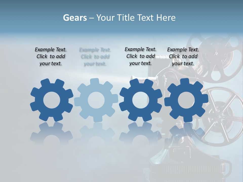 A Movie Projector Powerpoint Presentation Template PowerPoint Template