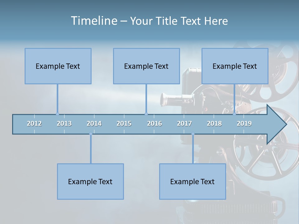 A Movie Projector Powerpoint Presentation Template PowerPoint Template