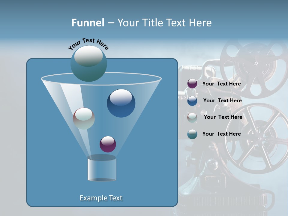 A Movie Projector Powerpoint Presentation Template PowerPoint Template