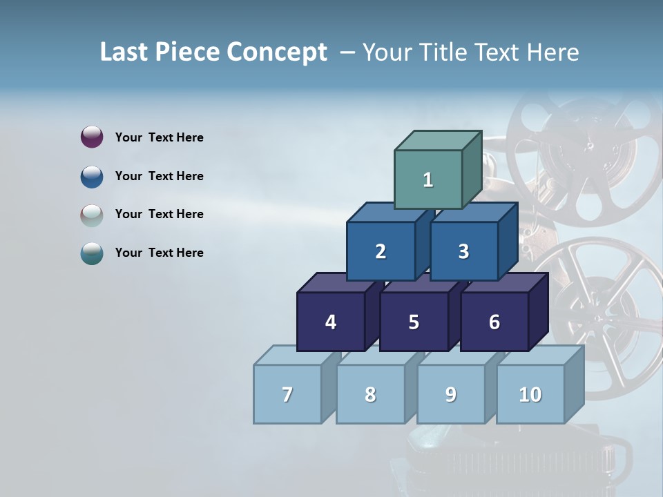 A Movie Projector Powerpoint Presentation Template PowerPoint Template