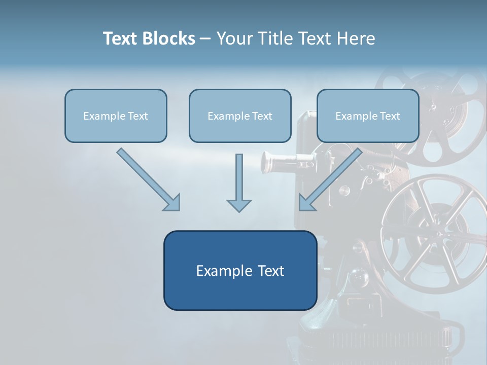A Movie Projector Powerpoint Presentation Template PowerPoint Template