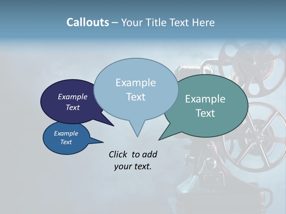 A Movie Projector Powerpoint Presentation Template PowerPoint Template
