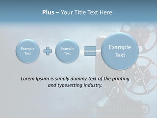 A Movie Projector Powerpoint Presentation Template PowerPoint Template