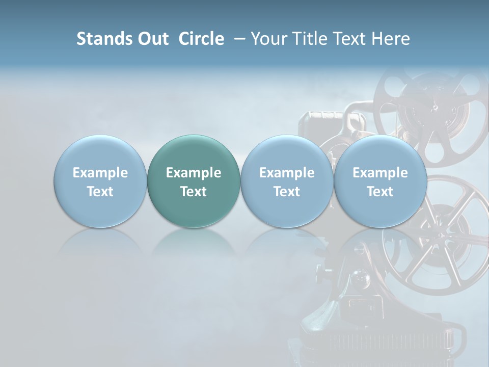 A Movie Projector Powerpoint Presentation Template PowerPoint Template