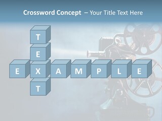 A Movie Projector Powerpoint Presentation Template PowerPoint Template