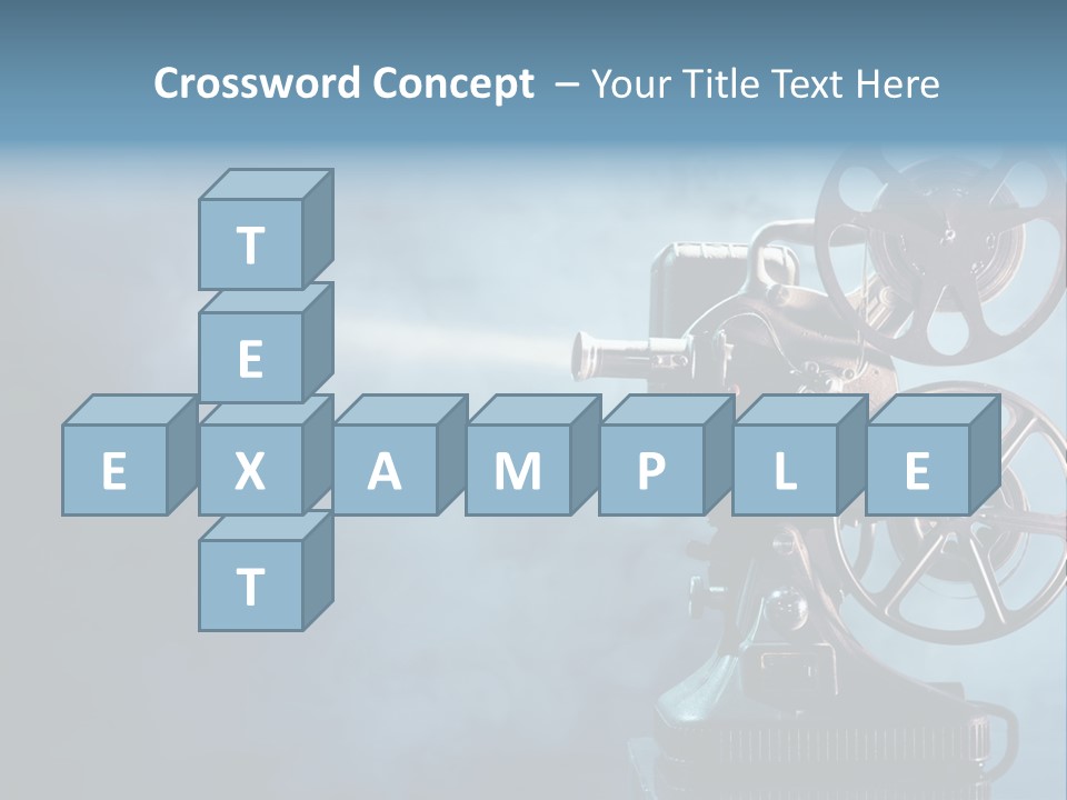 A Movie Projector Powerpoint Presentation Template PowerPoint Template