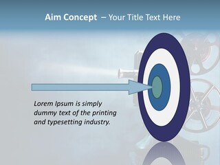 A Movie Projector Powerpoint Presentation Template PowerPoint Template