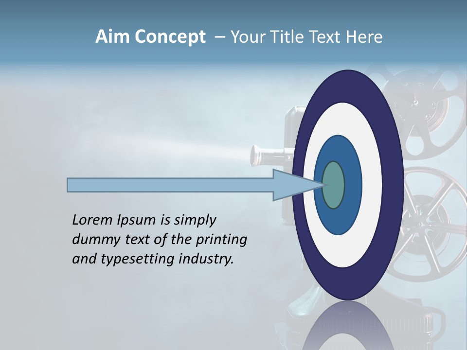 A Movie Projector Powerpoint Presentation Template PowerPoint Template