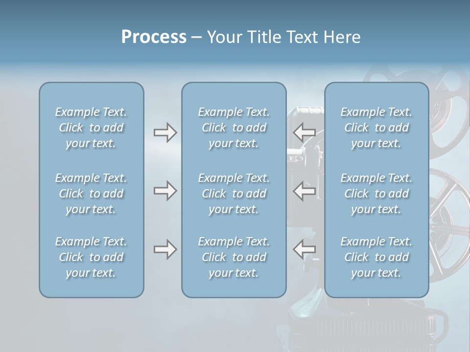 A Movie Projector Powerpoint Presentation Template PowerPoint Template