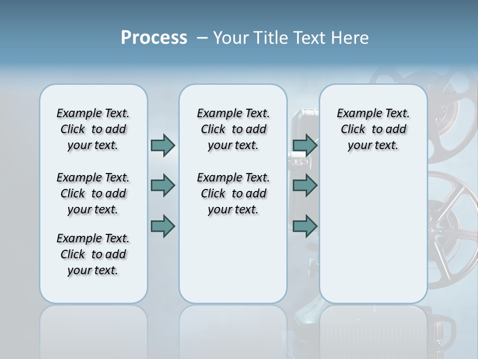 A Movie Projector Powerpoint Presentation Template PowerPoint Template