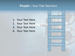 A Movie Projector Powerpoint Presentation Template PowerPoint Template
