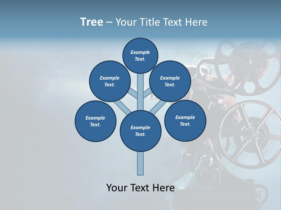 A Movie Projector Powerpoint Presentation Template PowerPoint Template