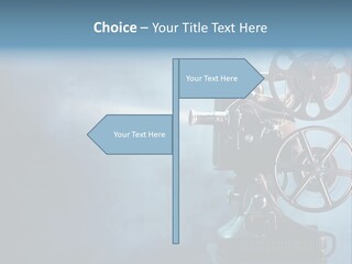 A Movie Projector Powerpoint Presentation Template PowerPoint Template