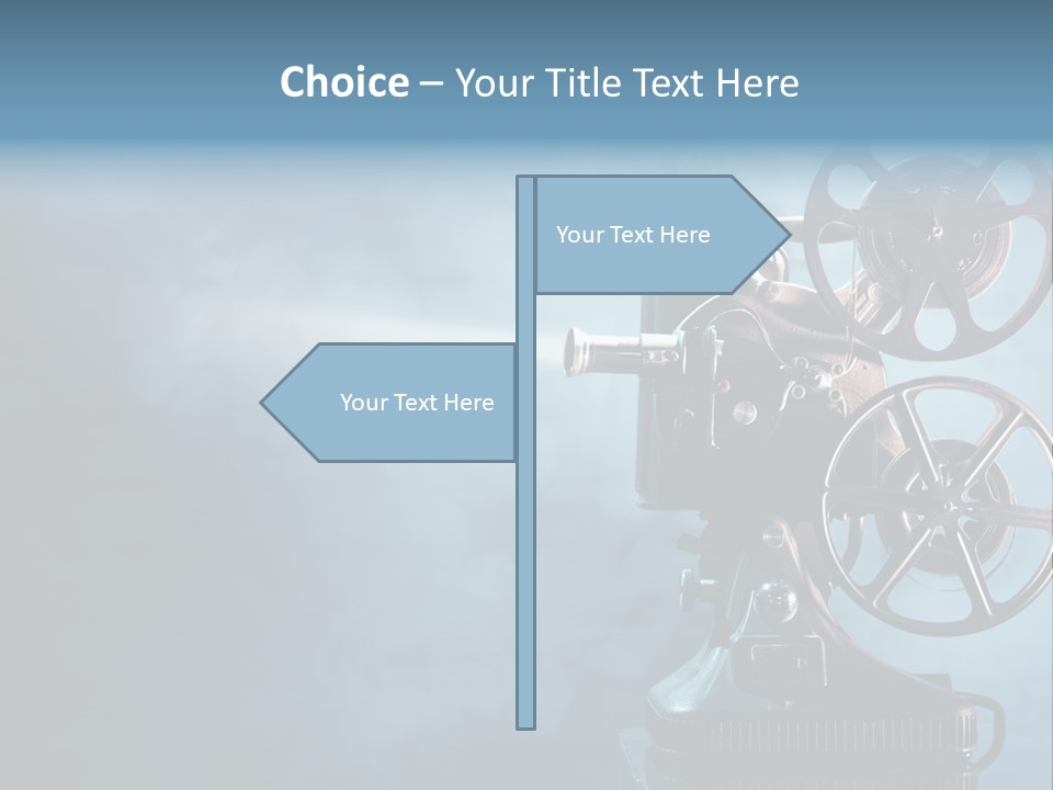 A Movie Projector Powerpoint Presentation Template PowerPoint Template