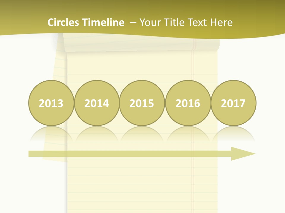 A Piece Of Yellow Paper With A Note Attached To It PowerPoint Template